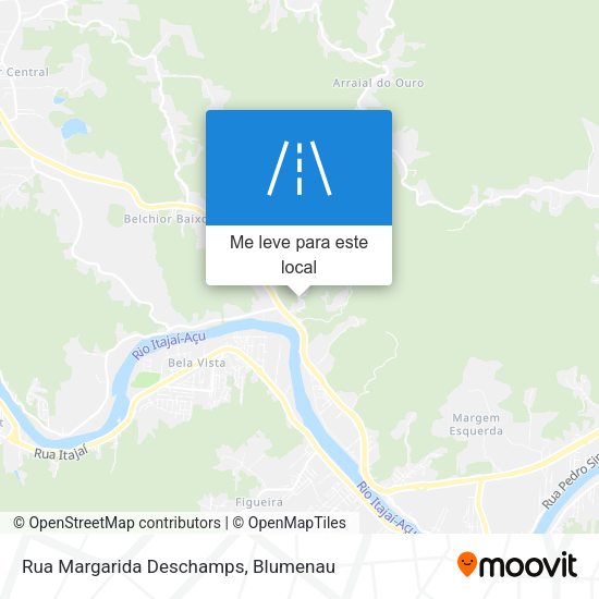 Rua Margarida Deschamps mapa