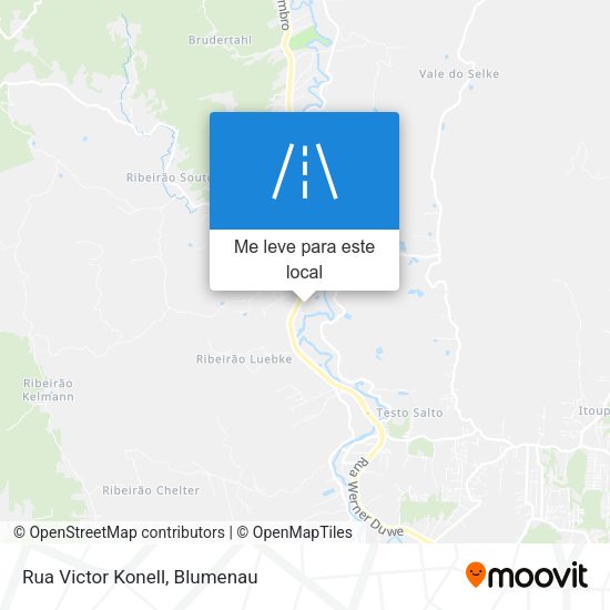 Rua Victor Konell mapa