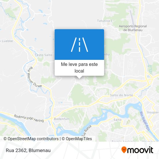 Rua 2362 mapa