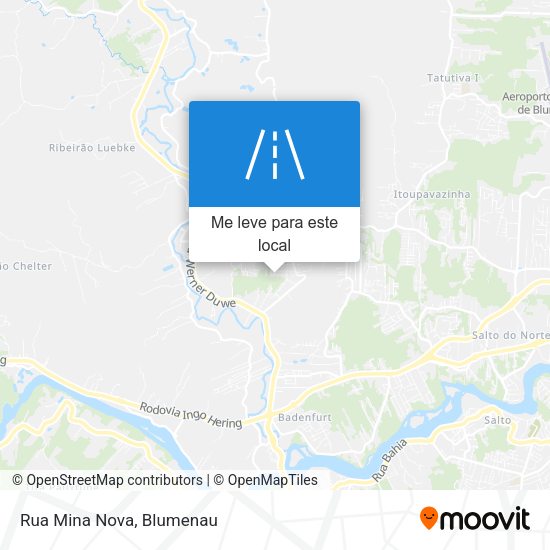 Rua Mina Nova mapa