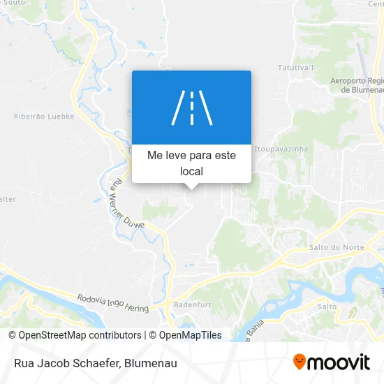Rua Jacob Schaefer mapa