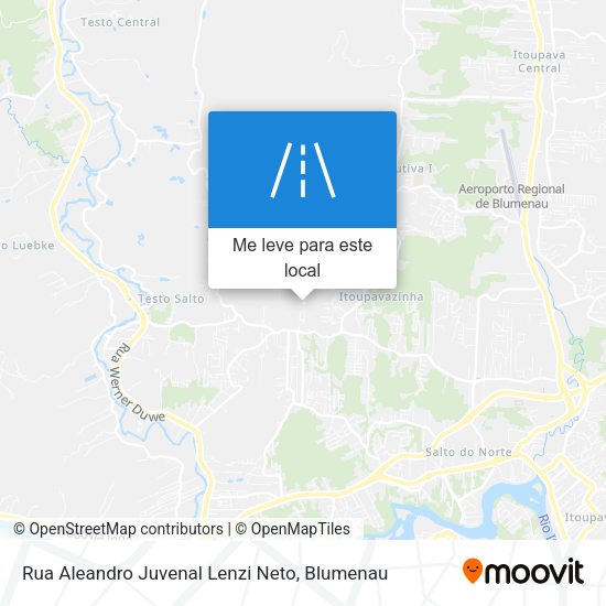 Rua Aleandro Juvenal Lenzi Neto mapa