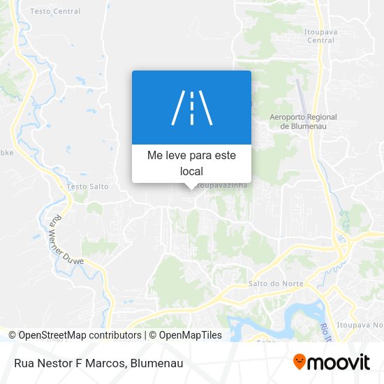 Rua Nestor F Marcos mapa