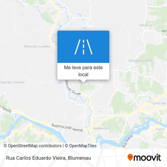 Rua Carlos Eduardo Vieira mapa