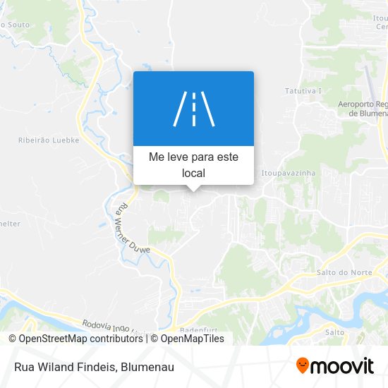 Rua Wiland Findeis mapa