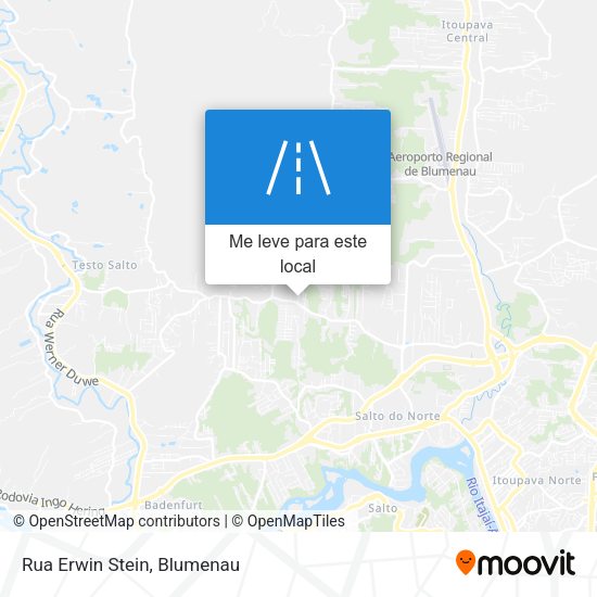 Rua Erwin Stein mapa