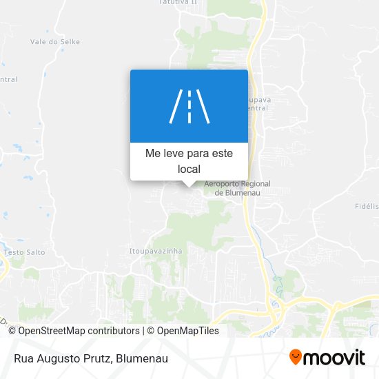 Rua Augusto Prutz mapa