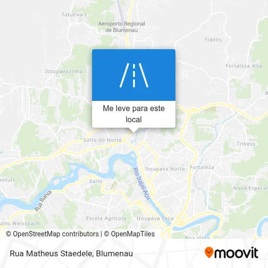 Rua Matheus Staedele mapa