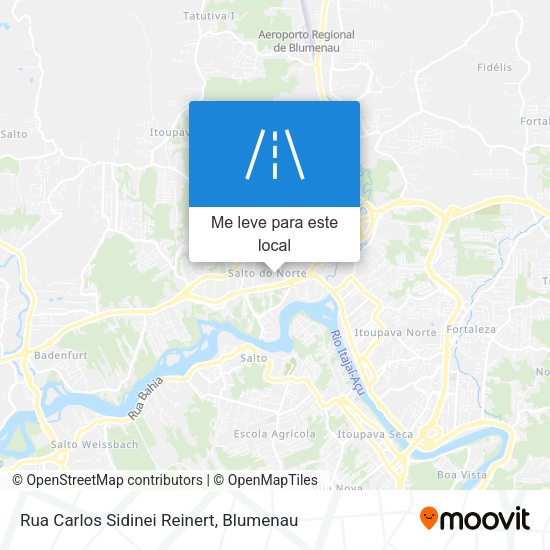 Rua Carlos Sidinei Reinert mapa