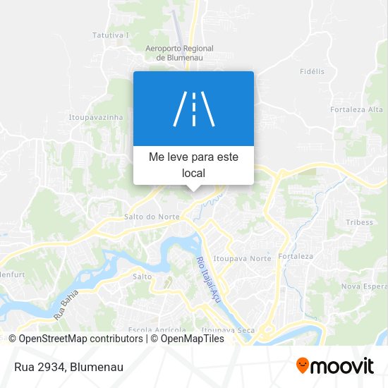 Rua 2934 mapa