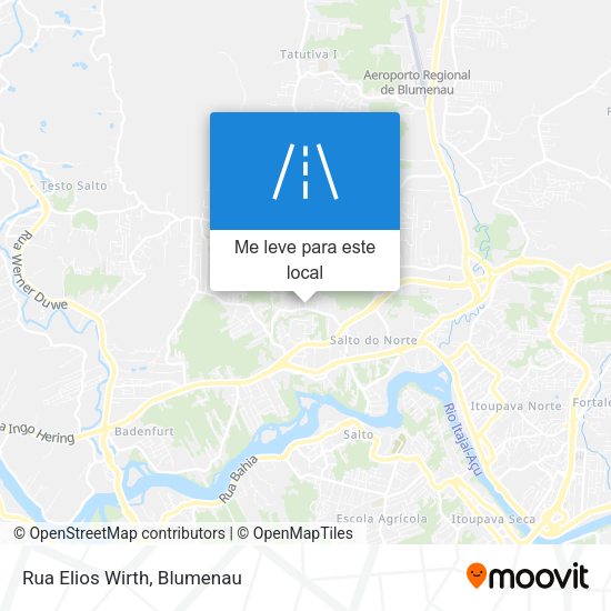 Rua Elios Wirth mapa