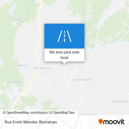 Rua Erwin Manzke mapa