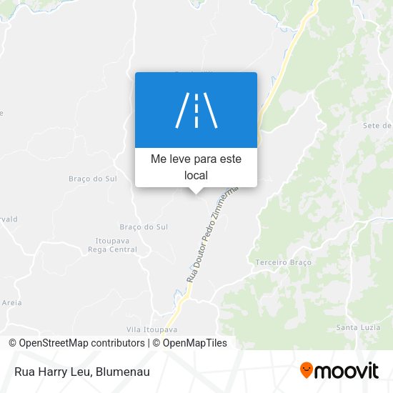 Rua Harry Leu mapa
