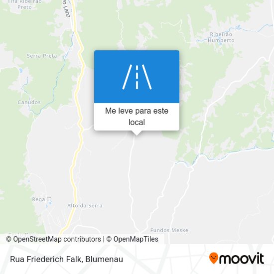 Rua Friederich Falk mapa