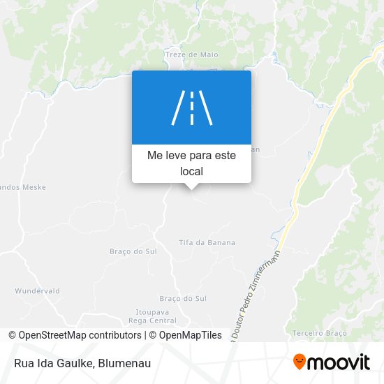 Rua Ida Gaulke mapa