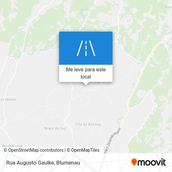Rua Augusto Gaulke mapa