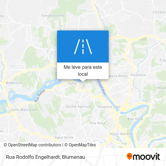 Rua Rodolfo Engelhardt mapa