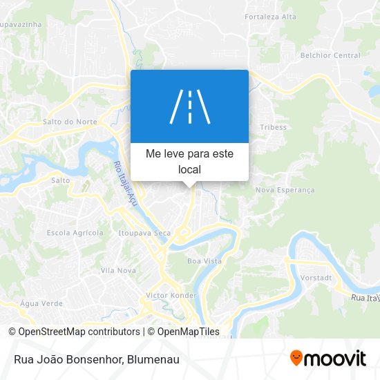 Rua João Bonsenhor mapa