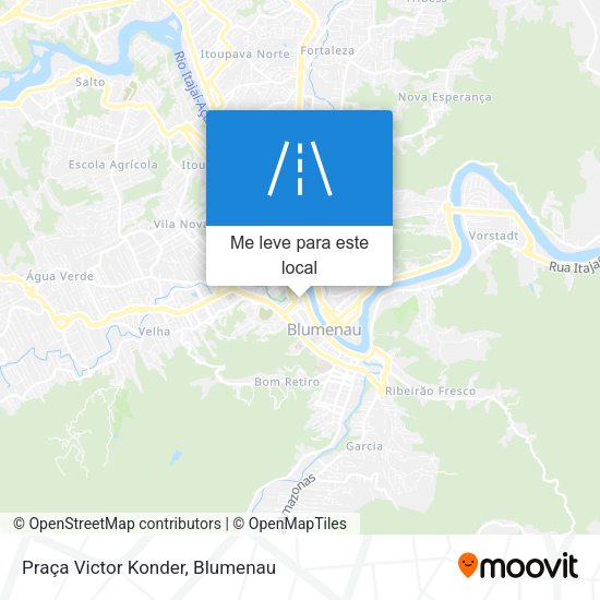 Praça Victor Konder mapa