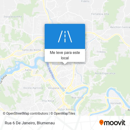 Rua 6 De Janeiro mapa