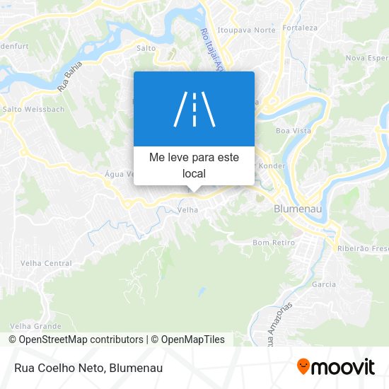 Rua Coelho Neto mapa