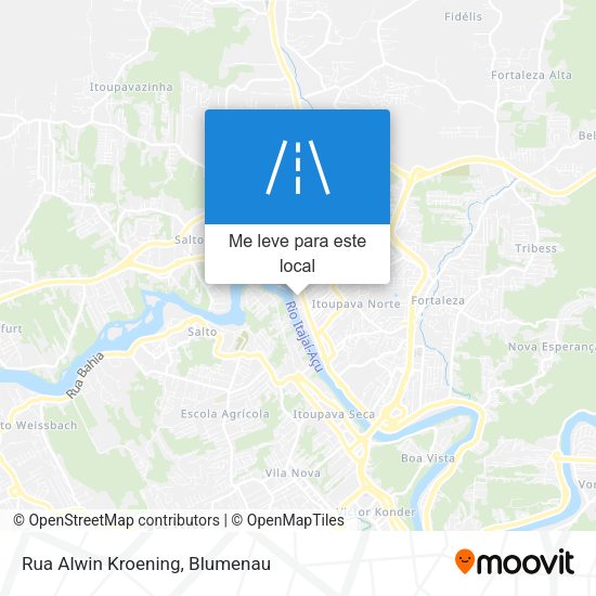 Rua Alwin Kroening mapa