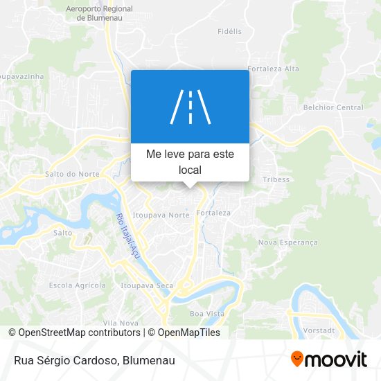 Rua Sérgio Cardoso mapa