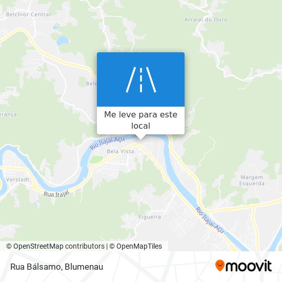 Rua Bálsamo mapa