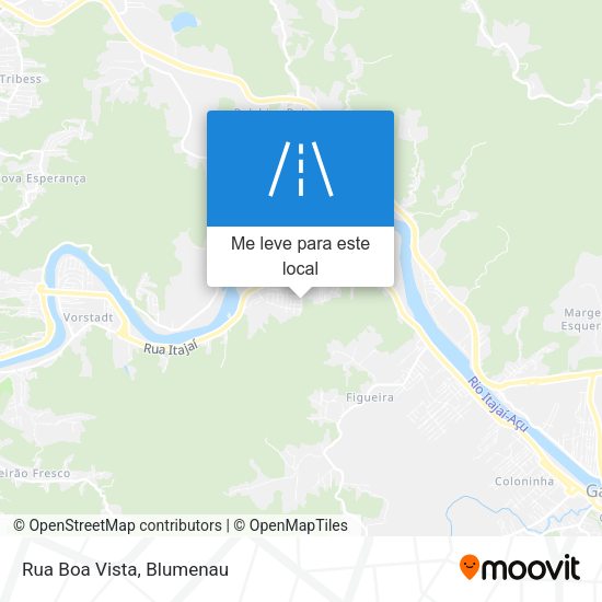 Rua Boa Vista mapa
