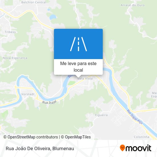 Rua João De Oliveira mapa