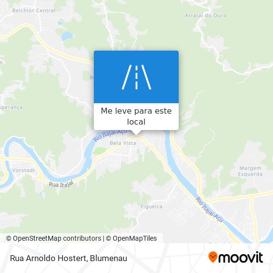 Rua Arnoldo Hostert mapa