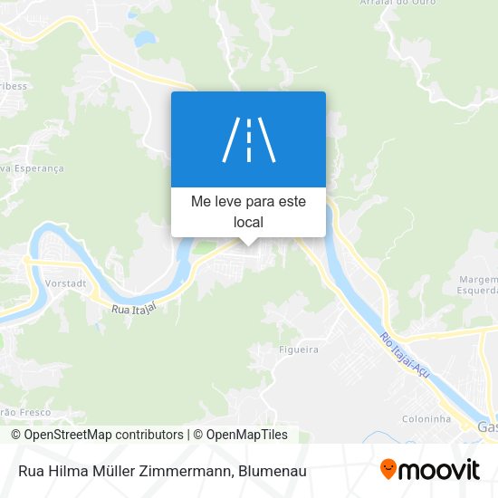 Rua Hilma Müller Zimmermann mapa