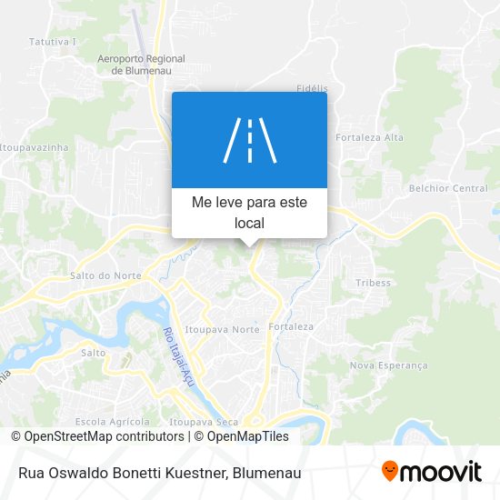 Rua Oswaldo Bonetti Kuestner mapa