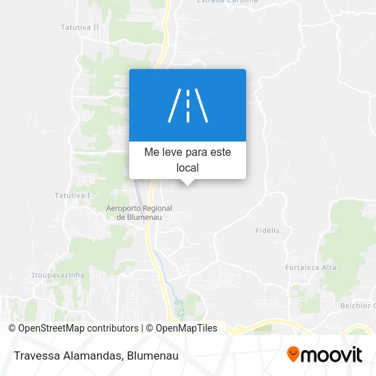 Travessa Alamandas mapa