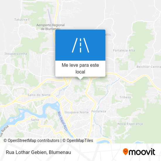 Rua Lothar Gebien mapa