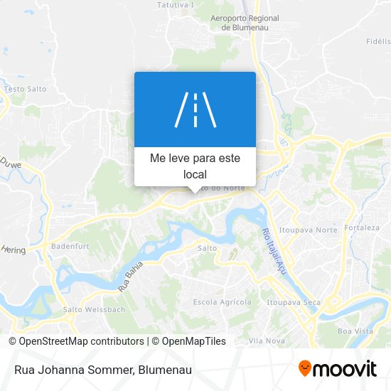 Rua Johanna Sommer mapa
