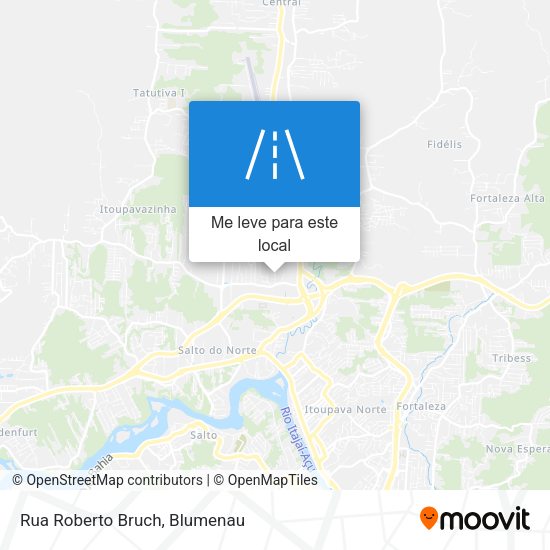 Rua Roberto Bruch mapa