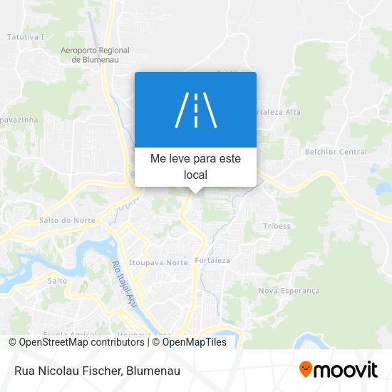 Rua Nicolau Fischer mapa