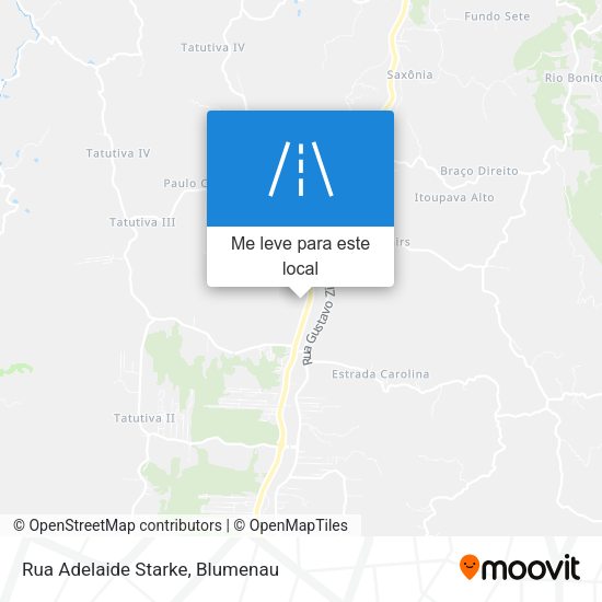 Rua Adelaide Starke mapa