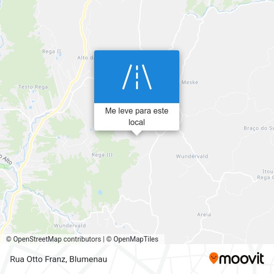 Rua Otto Franz mapa