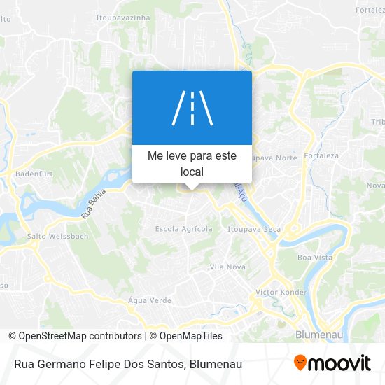 Rua Germano Felipe Dos Santos mapa
