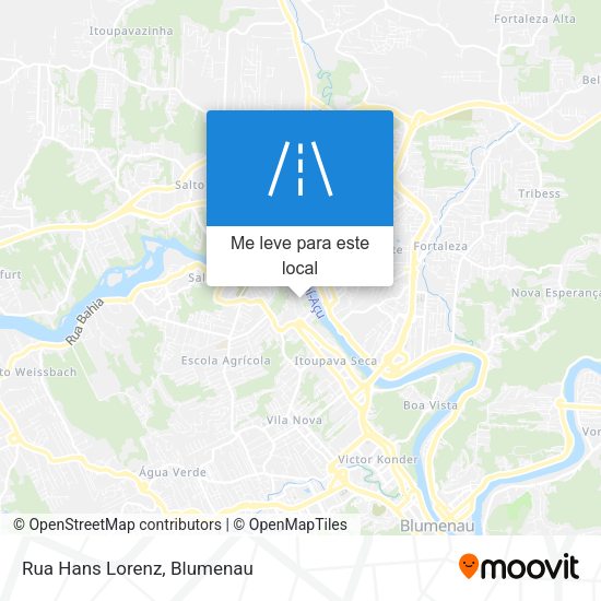 Rua Hans Lorenz mapa
