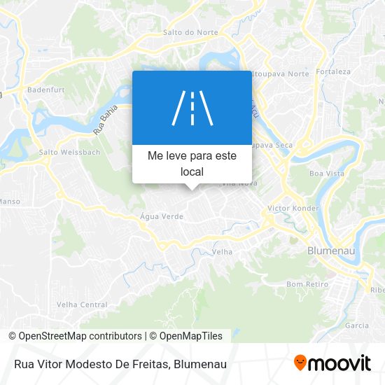 Rua Vitor Modesto De Freitas mapa