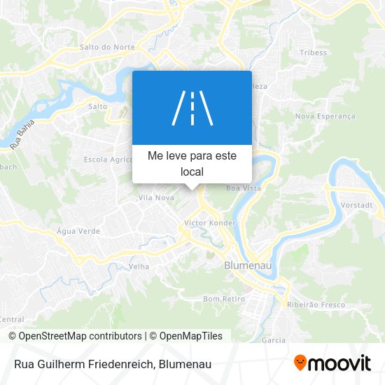 Rua Guilherm Friedenreich mapa