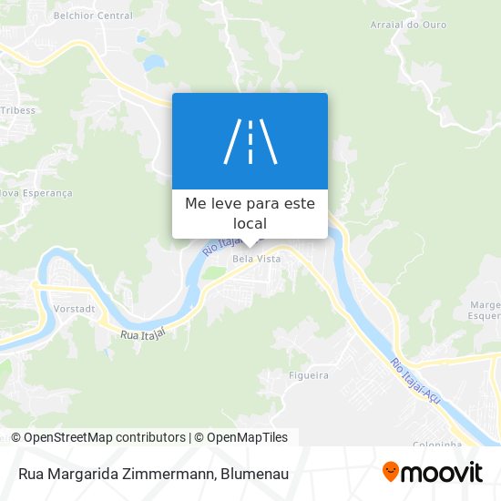 Rua Margarida Zimmermann mapa