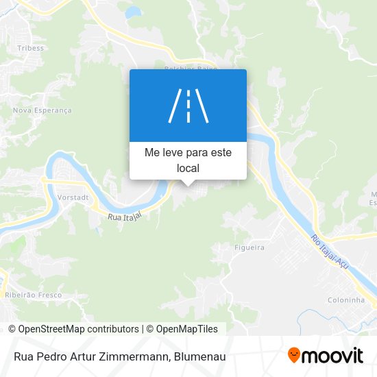 Rua Pedro Artur Zimmermann mapa