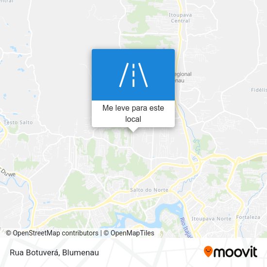 Rua Botuverá mapa