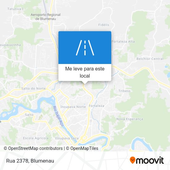 Rua 2378 mapa