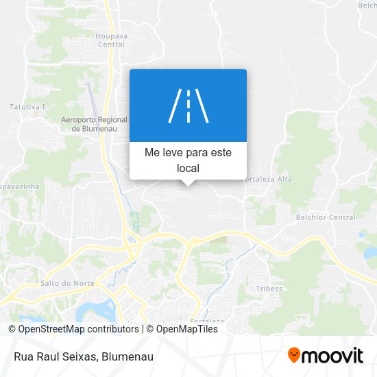 Rua Raul Seixas mapa