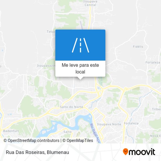 Rua Das Roseiras mapa